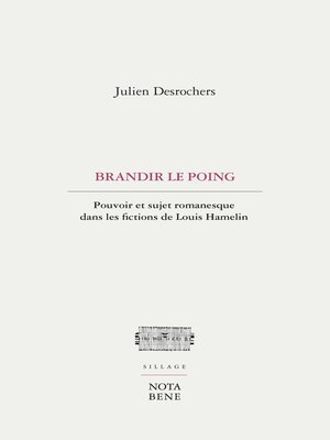 cover image of Brandir le poing